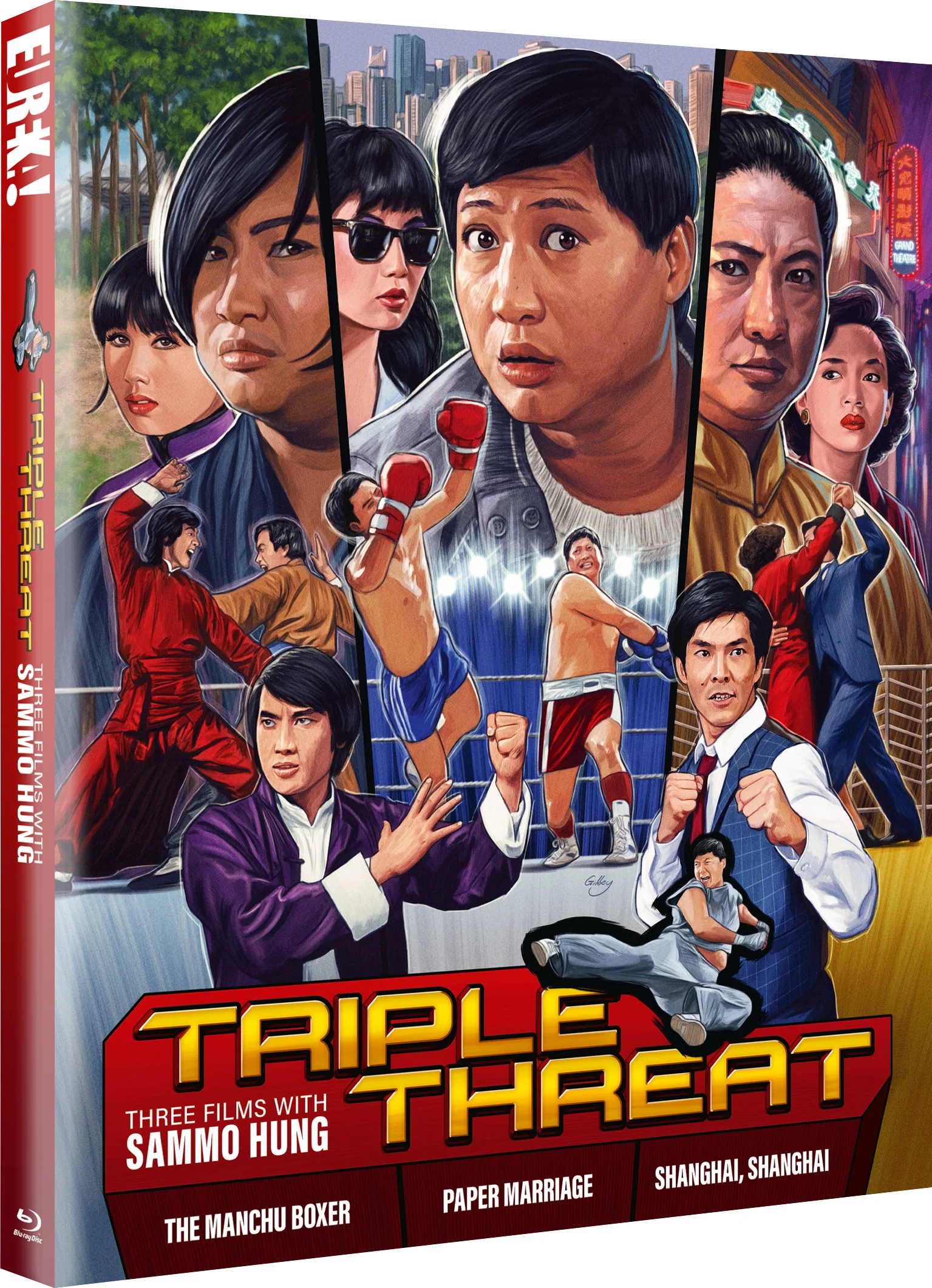 Triple Threat: Three Films with Sammo Hung (bluray) Limited Edition bluray